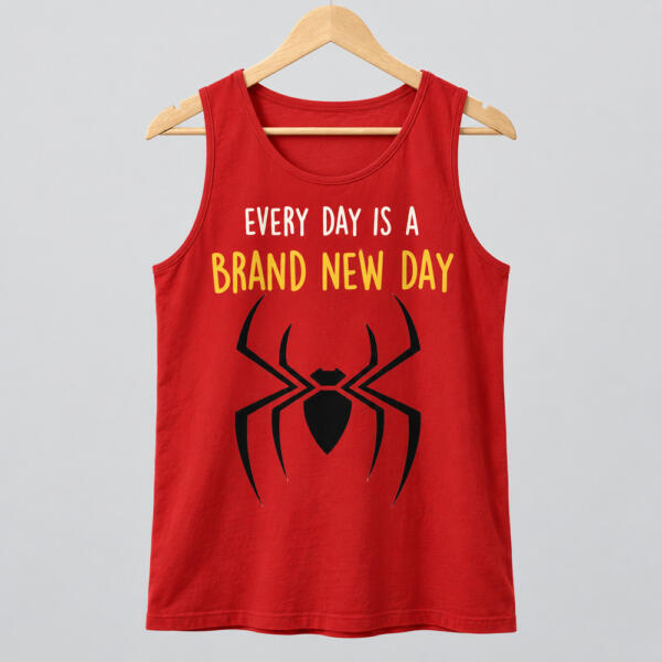 Every Day Is A Brand New Day Tank Top Red
