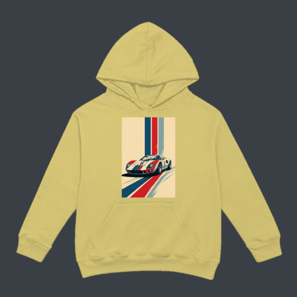 Gulf Racing Stripes Hoodie Beige