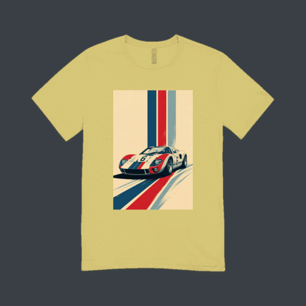 Gulf Racing Stripes T-shirt Beige