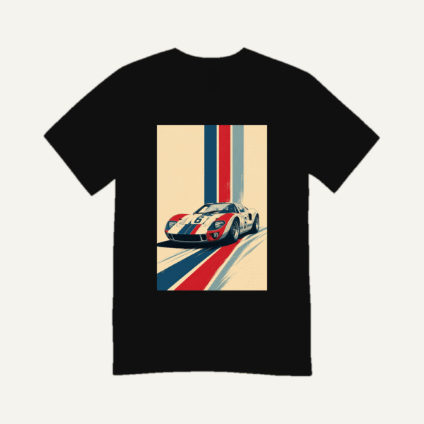 Gulf Racing Stripes T-shirt Black