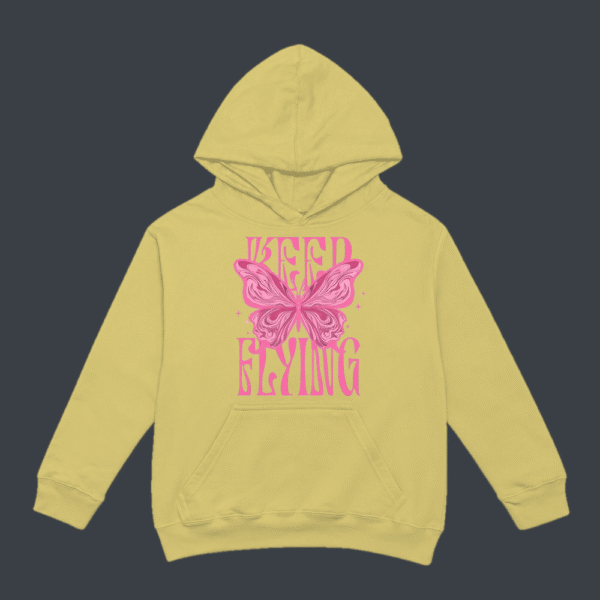 Keep On Flying Hoodie Beige
