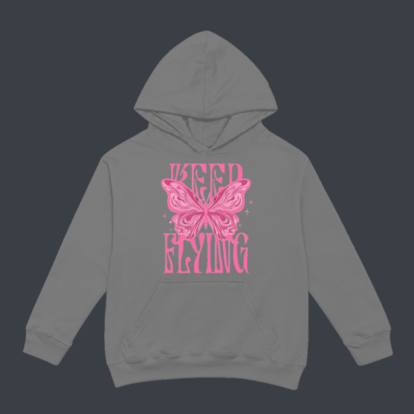 Keep On Flying Hoodie Grey