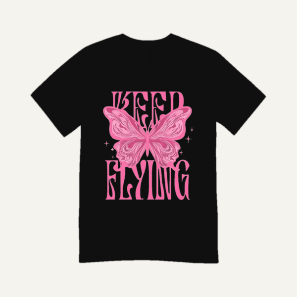Keep On Flying T-shirt Black