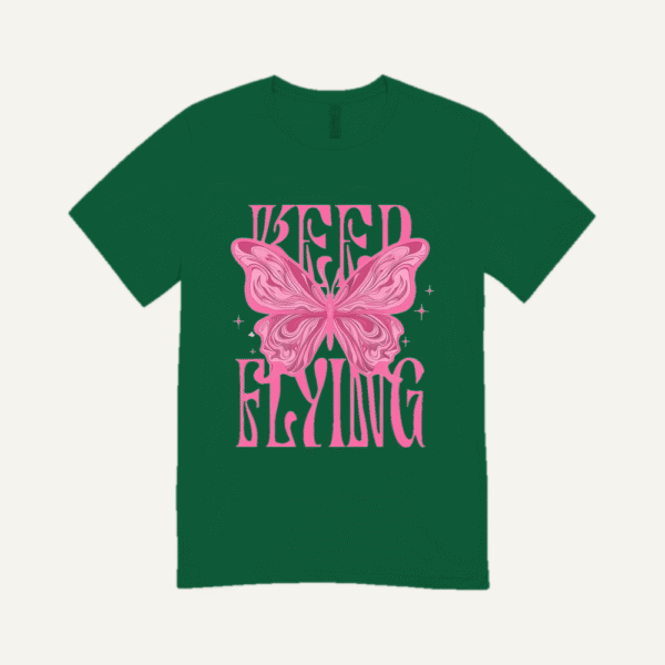 Keep On Flying T-shirt Bottle Green