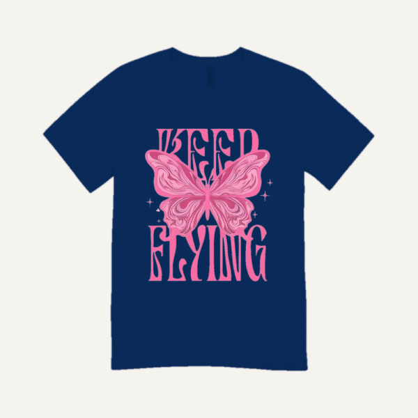 Keep On Flying T-shirt Navy Blue