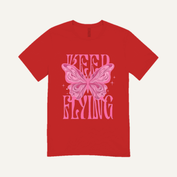 Keep On Flying T-shirt Red