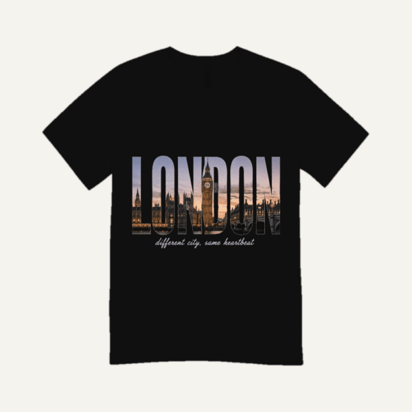 London Skyline T-shirt Black