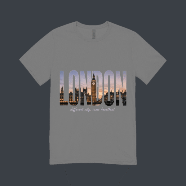 London Skyline T-shirt Grey