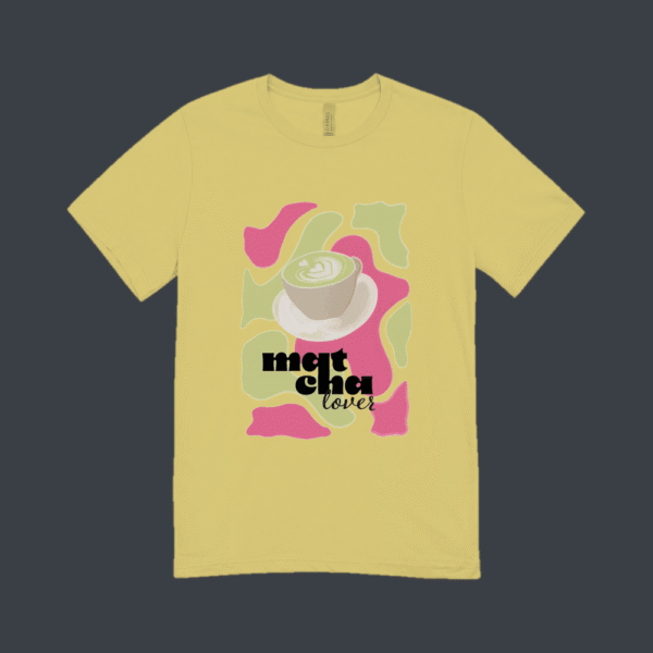 Matcha Love Collage T-shirt Beige
