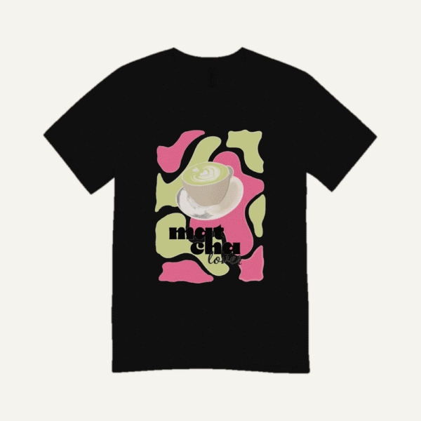 Matcha Love Collage T-shirt Black