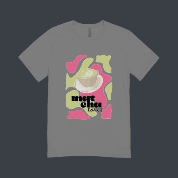 Matcha Love Collage T-shirt Grey