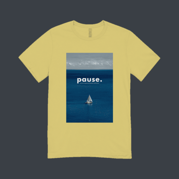 Pause Ocean T-shirt Beige