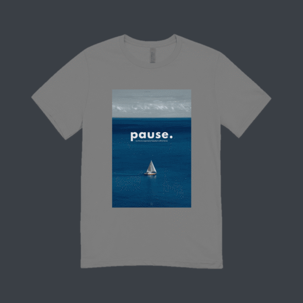 Pause Ocean T-shirt Grey
