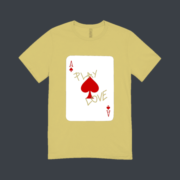 Play Love Ace T-shirt Beige