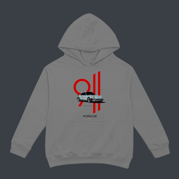 Porsche Turbo Carrera Hoodie Grey