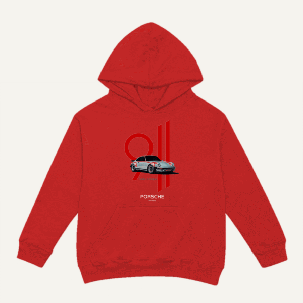 Porsche Turbo Carrera Hoodie Red