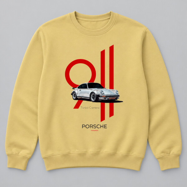 Porsche Turbo Carrera Sweatshirt Beige