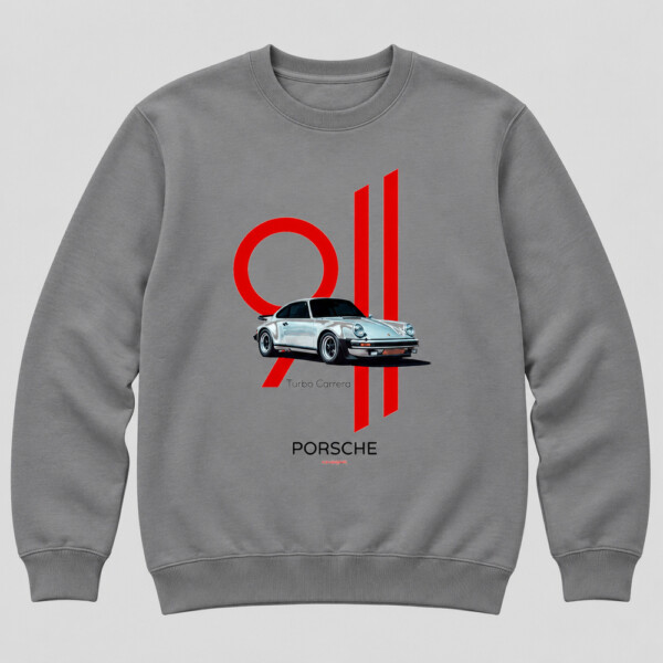 Porsche Turbo Carrera Sweatshirt Grey