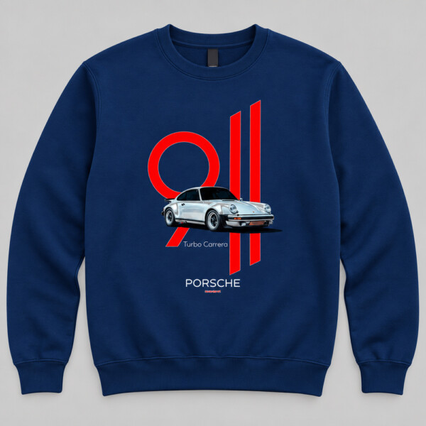 Porsche Turbo Carrera Sweatshirt Navy Blue
