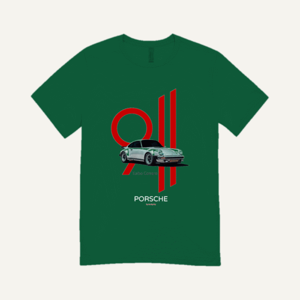 Porsche Turbo Carrera T-shirt Bottle Green