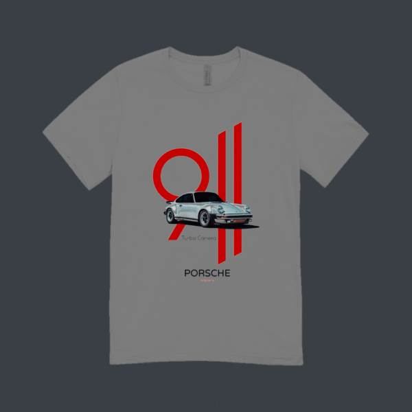 Porsche Turbo Carrera T-shirt Grey