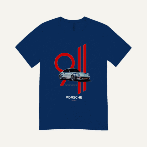 Porsche Turbo Carrera T-shirt Navy Blue