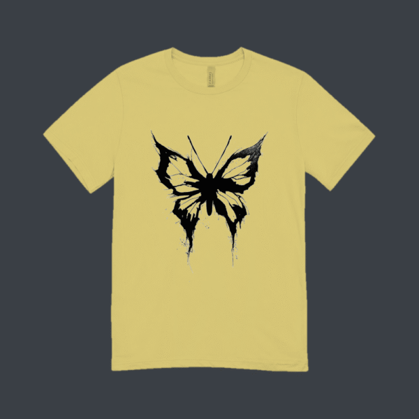 Ragged Butterfly T-shirt Beige