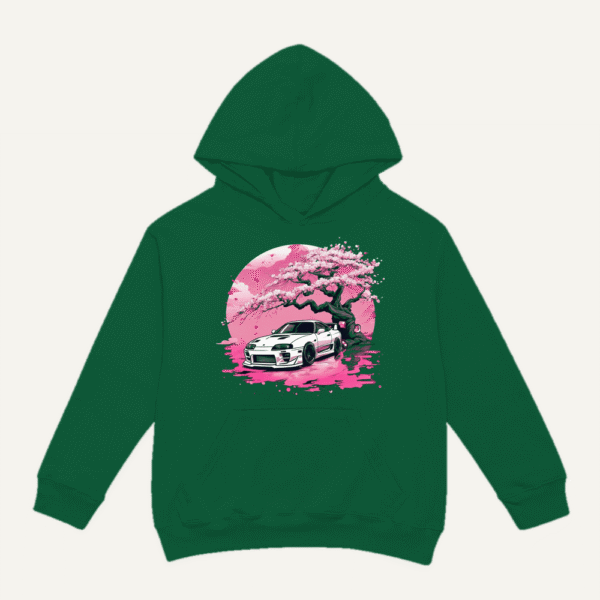 Sakura Skyline GTR Hoodie Bottle Green