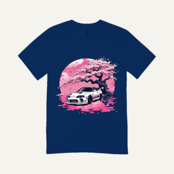 Sakura Skyline GTR T-shirt Navy Blue