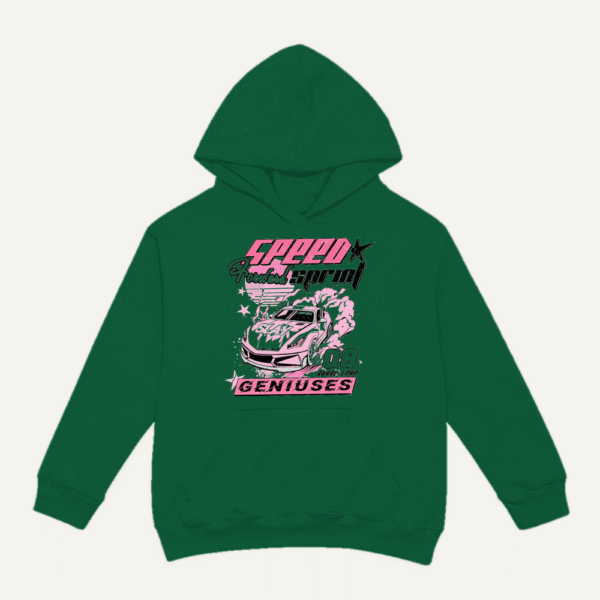 Speed Rowland Circuit Hoodie Bottle Green