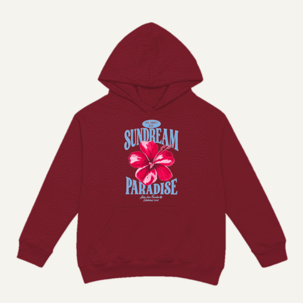 Sundream Paradise Hoodie Maroon