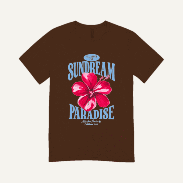 Sundream Paradise T-shirt Chocolate Brown