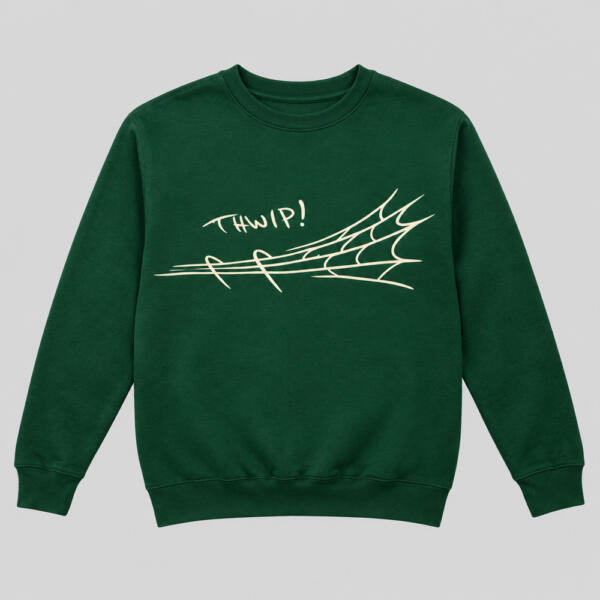 Thwip Sweatshirt Bottle Green
