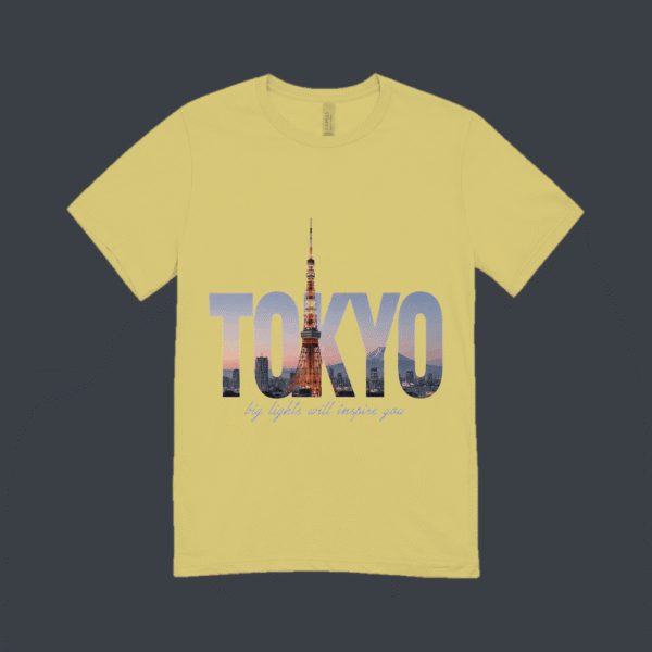 Tokyo Skyline T-shirt Beige