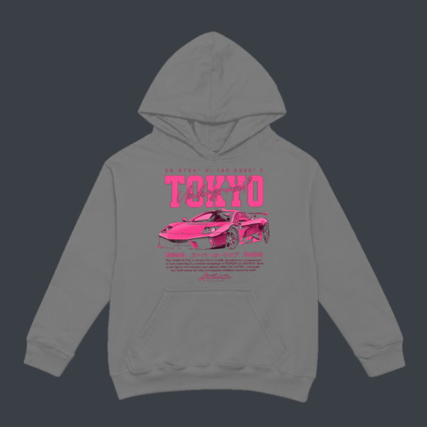 Tokyo Underground Hoodie Grey