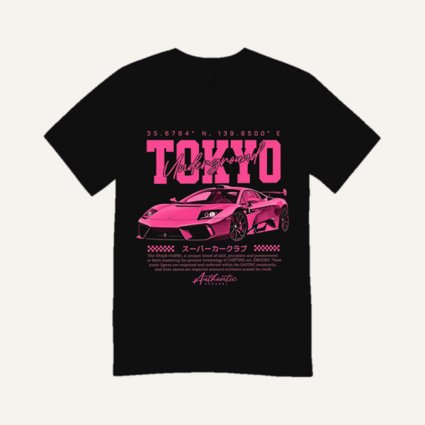 Tokyo Underground T-shirt Black