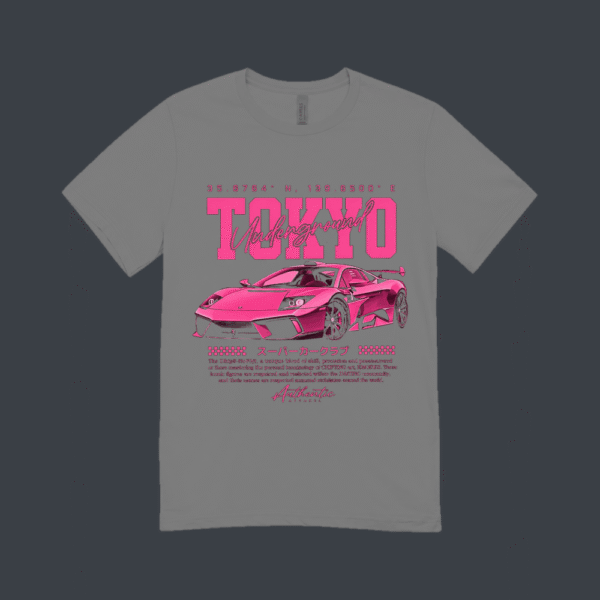 Tokyo Underground T-shirt Grey