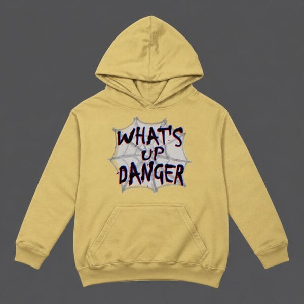 Whats Up Danger Hoodie Beige