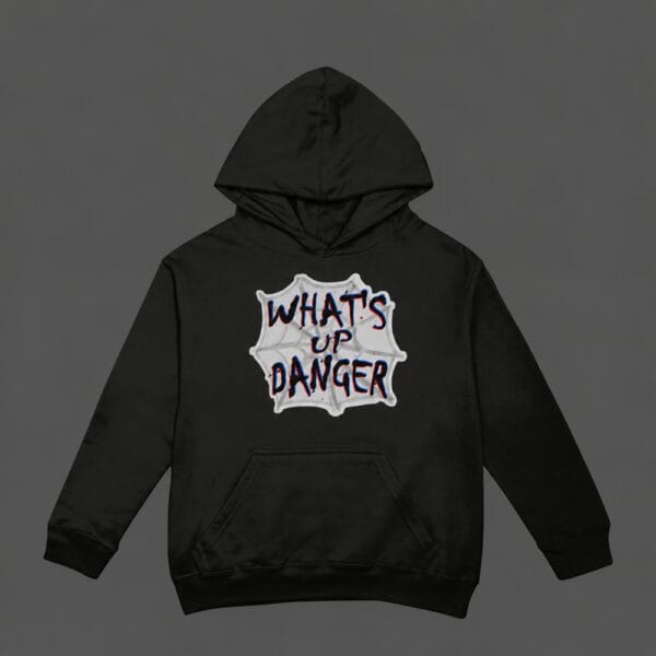 Whats Up Danger Hoodie Black