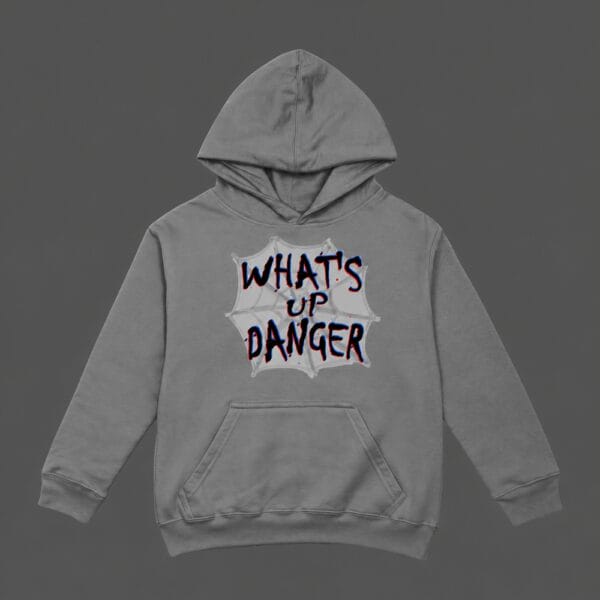 Whats Up Danger Hoodie Grey