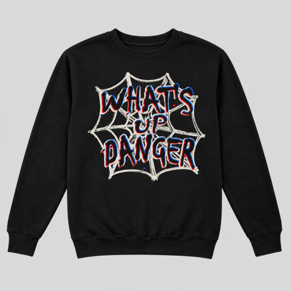What's Up Danger Sweatshirt Black