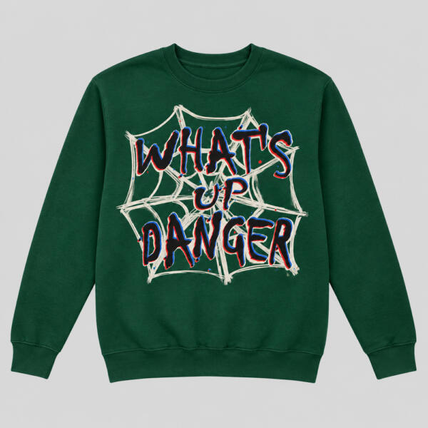 What's Up Danger Sweatshirt Bottle Green