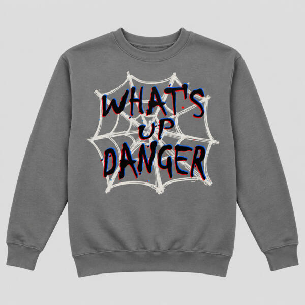 What's Up Danger Sweatshirt Grey