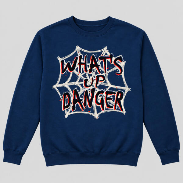 What's Up Danger Sweatshirt Navy Blue