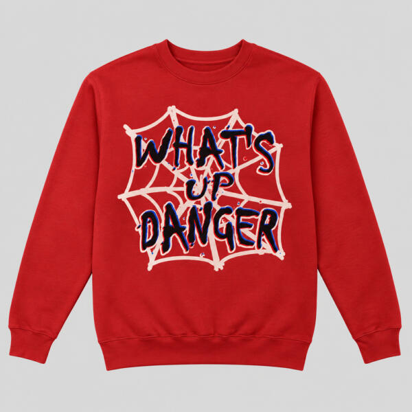 What's Up Danger Sweatshirt Red