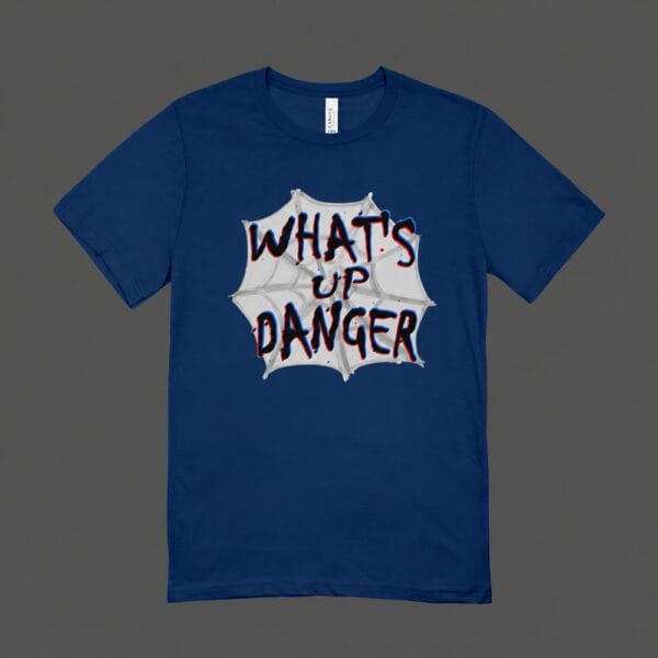 Whats Up Danger T-shirt Navy Blue