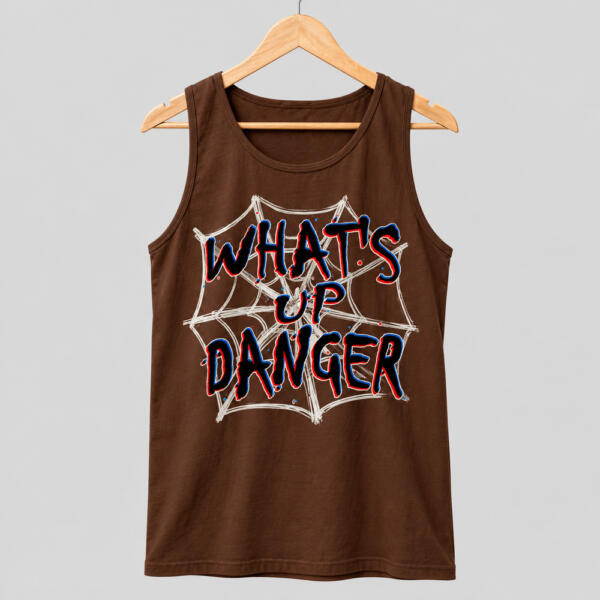 What's Up Danger Tank Top Chocolate Brown